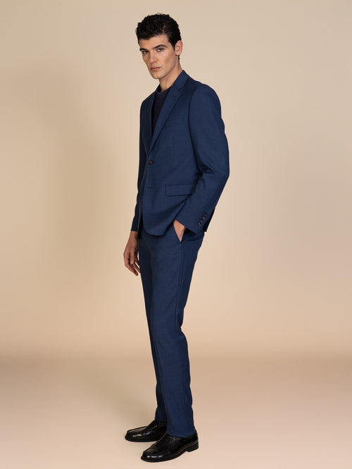 Abito uomo in tessuto misto|Colore:Blu