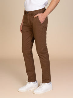 Pantaloni gabardina tasca America|Colore:Cacao