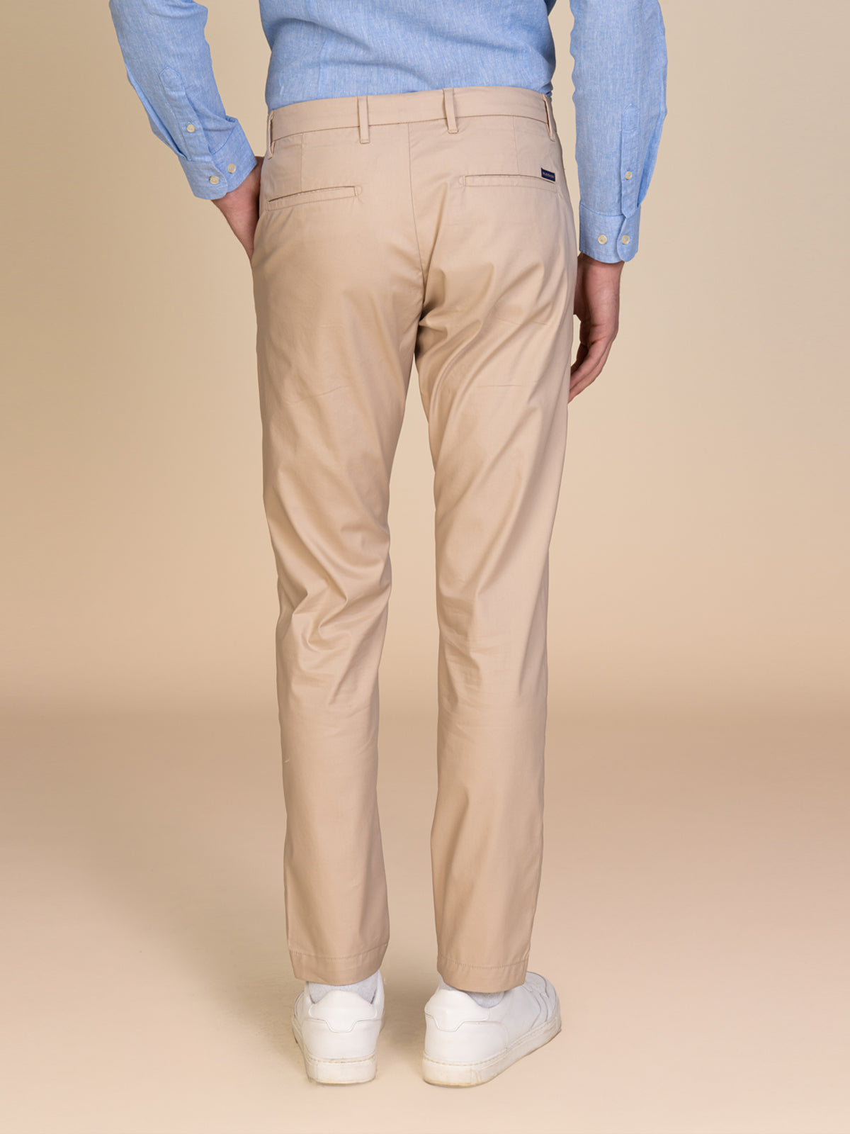 Pantaloni chino stretch|Colore:Sabbia