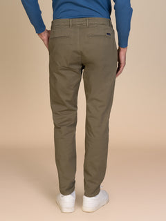 Pantaloni gabardina tasca America|Colore:Salvia