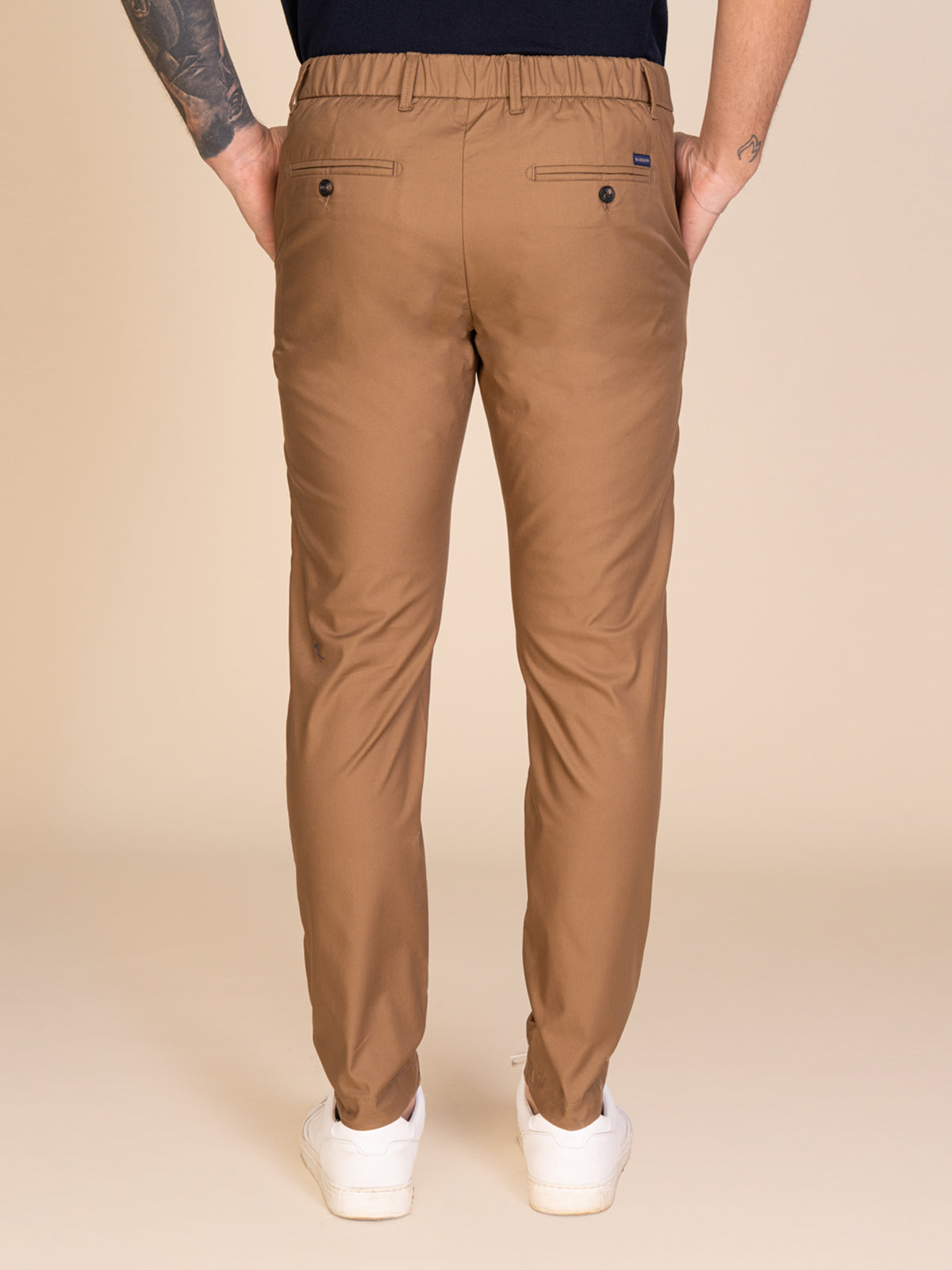 Pantaloni chino stretch|Colore:Beige
