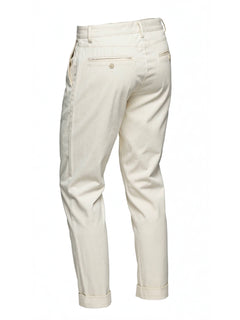 Pantaloni chino|Colore:Panna