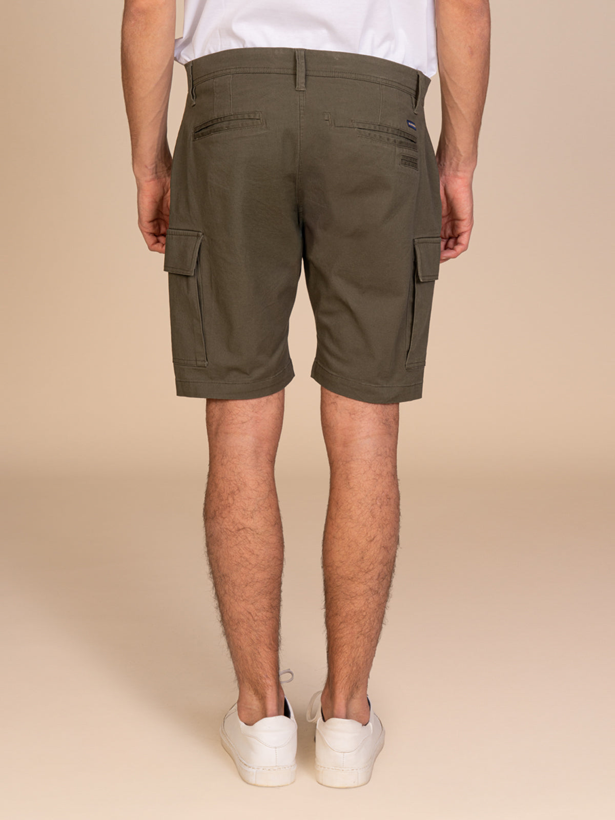 Bermuda con tasconi|Colore:Verde militare