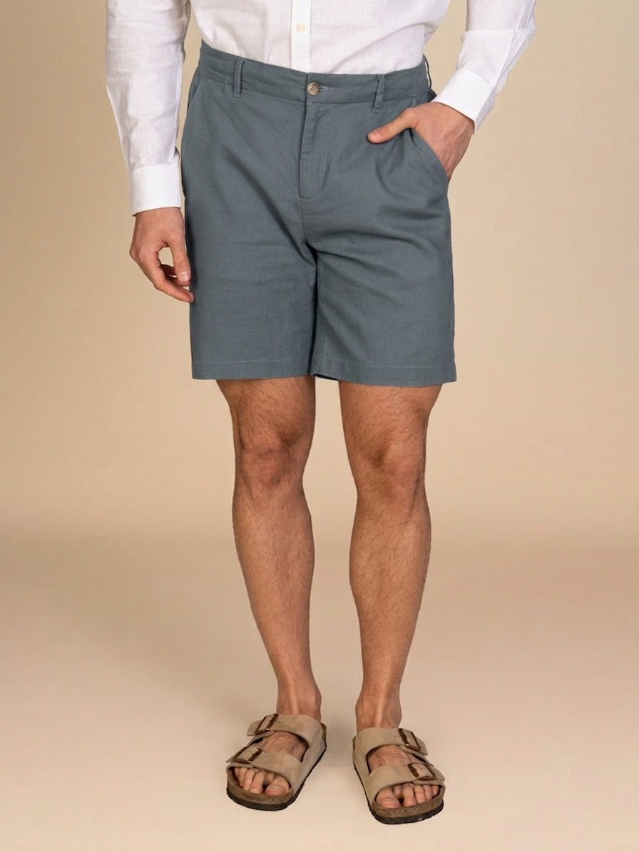 Bermuda misto lino|Colore:Verde