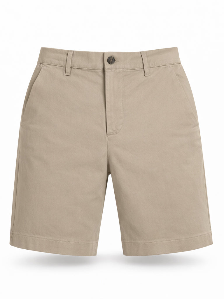 Bermuda in cotone stretch|Colore:Beige