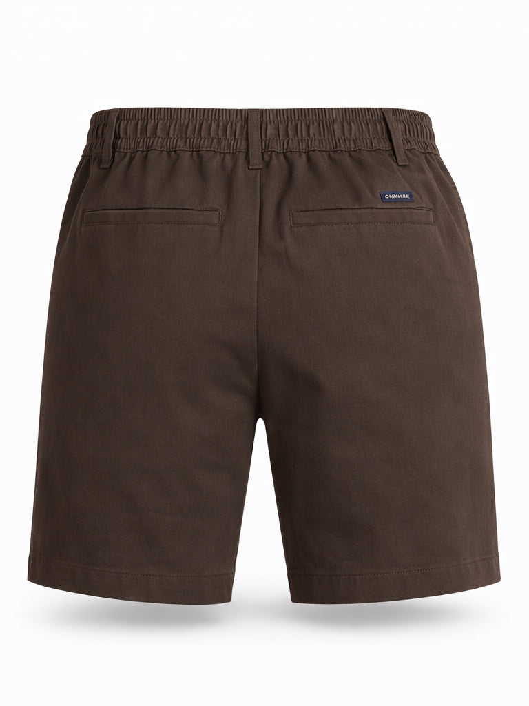 Bermuda in cotone stretch|Colore:Cacao