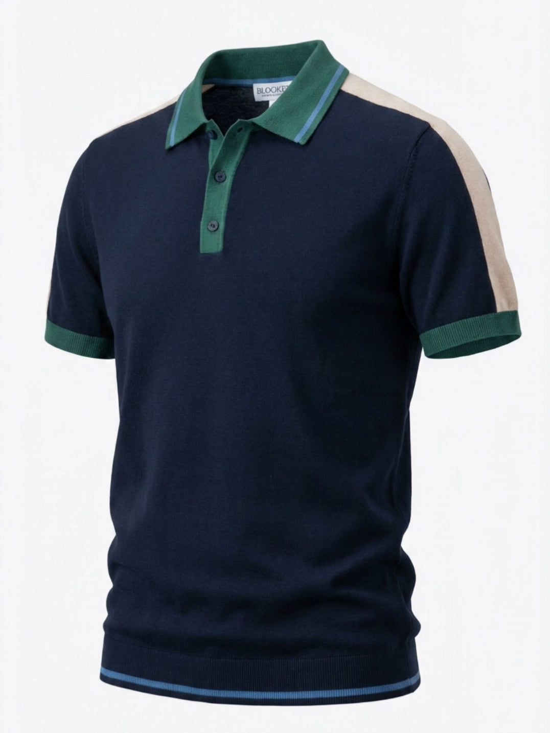 Polo in maglia|Colore:Blu