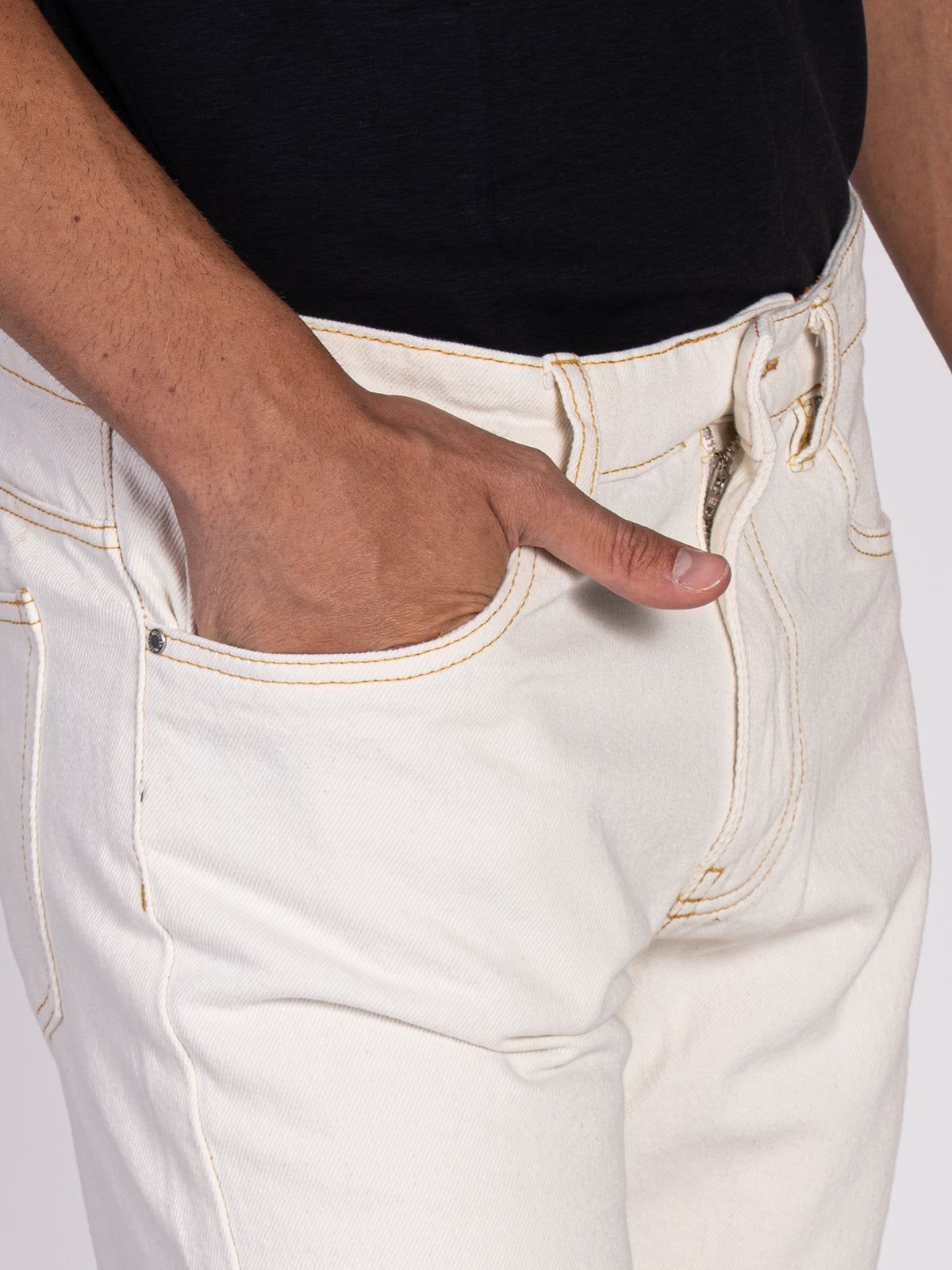 JEANS 5 TASCHE|Colore:Panna