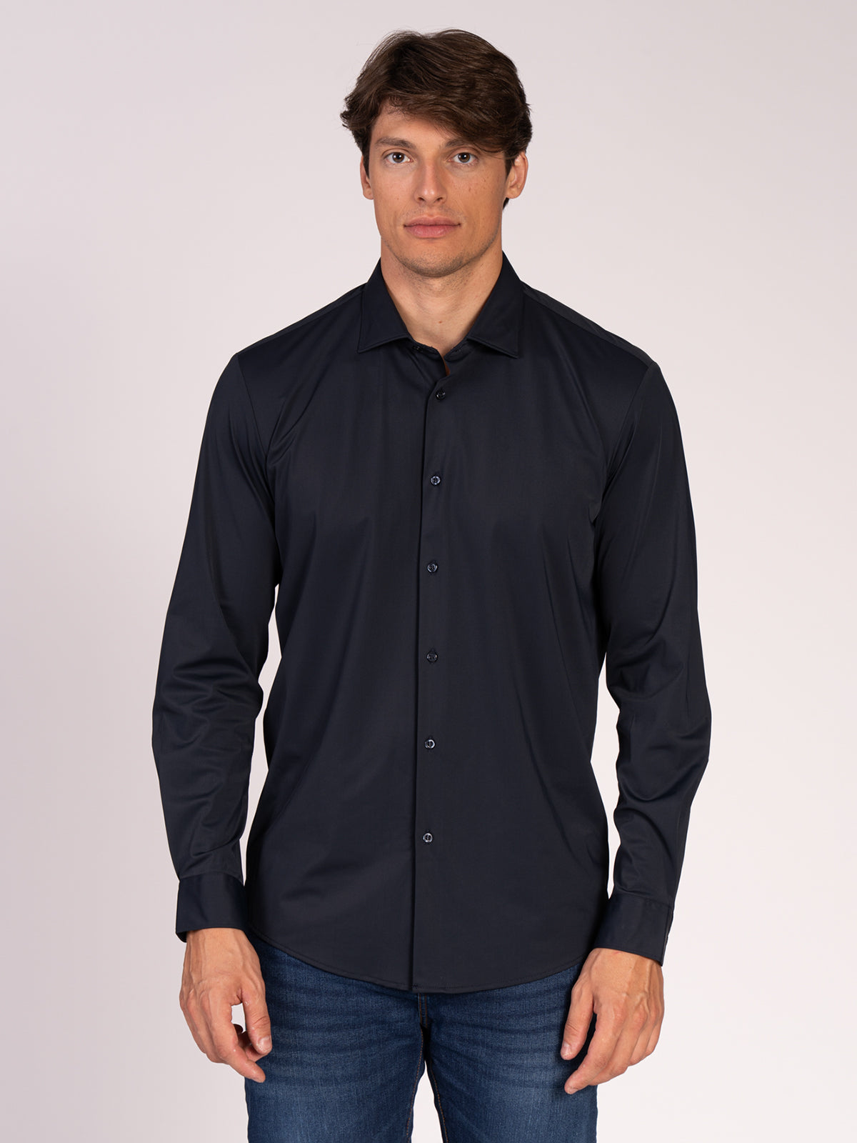 Camicia tessuto tecnico|Colore:Blu