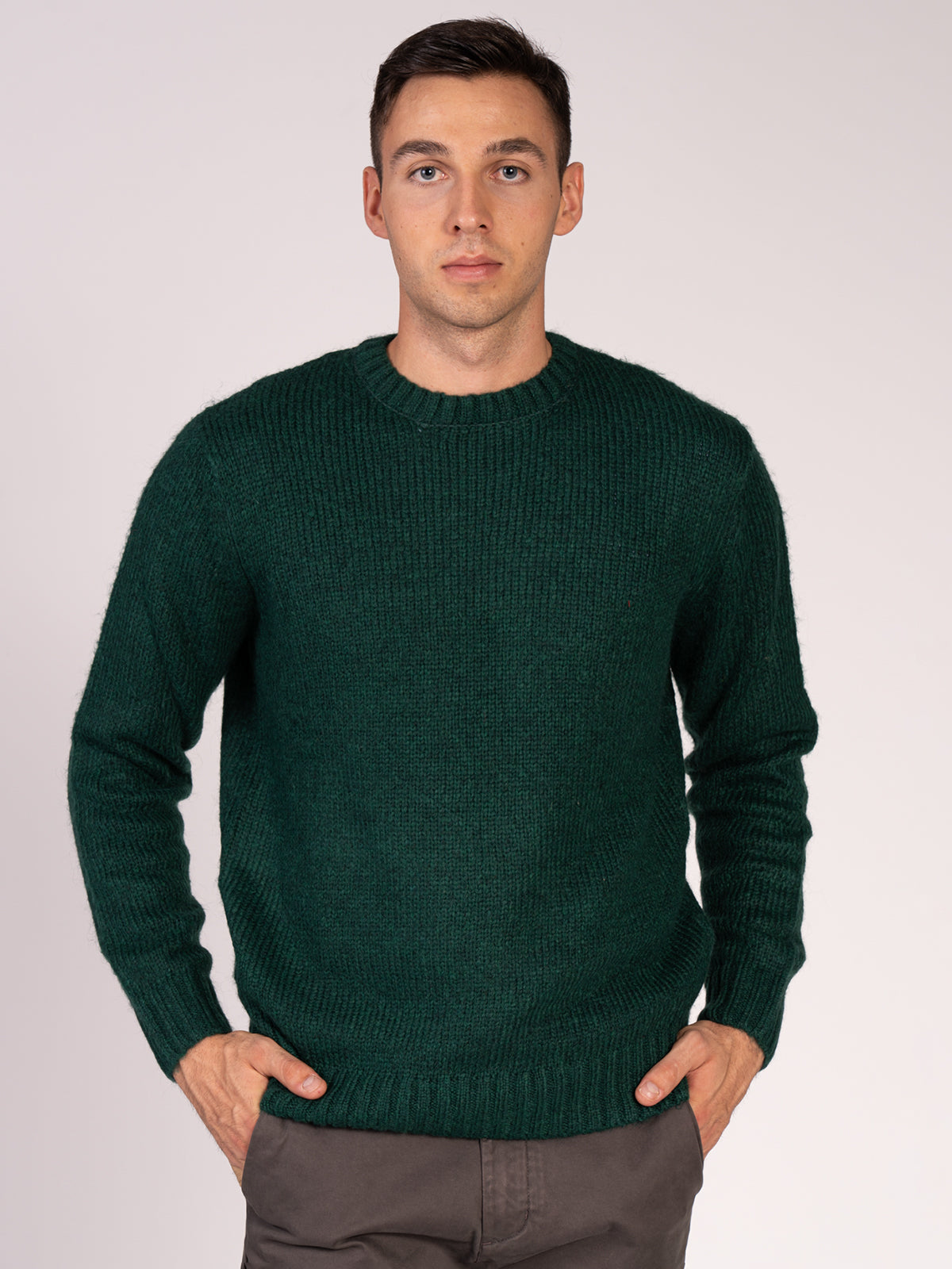 MAGLIA GIROCOLLO RASATA|Colore:Menta