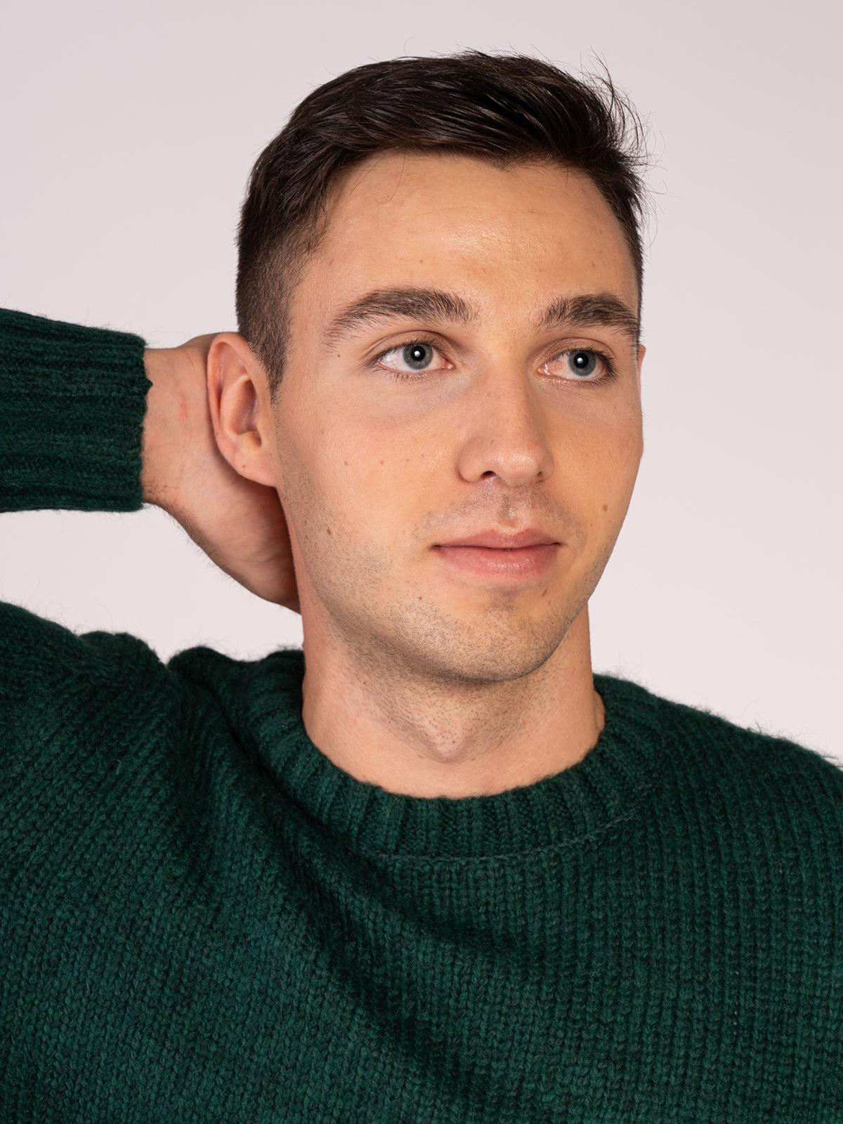 MAGLIA GIROCOLLO RASATA|Colore:Menta