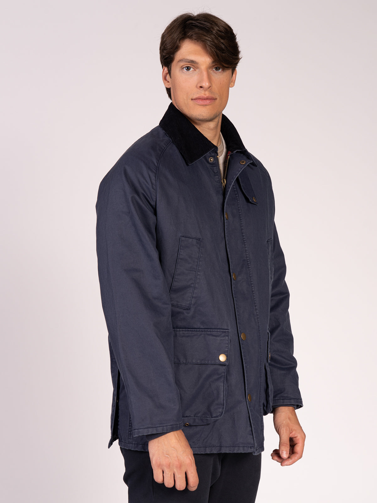 GIACCA CERATA|Colore:Blu