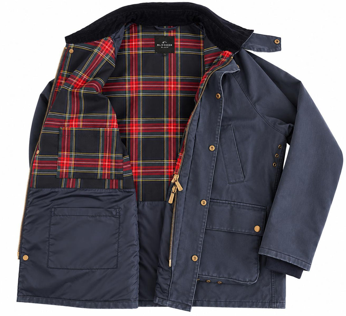 GIACCA CERATA|Colore:Blu