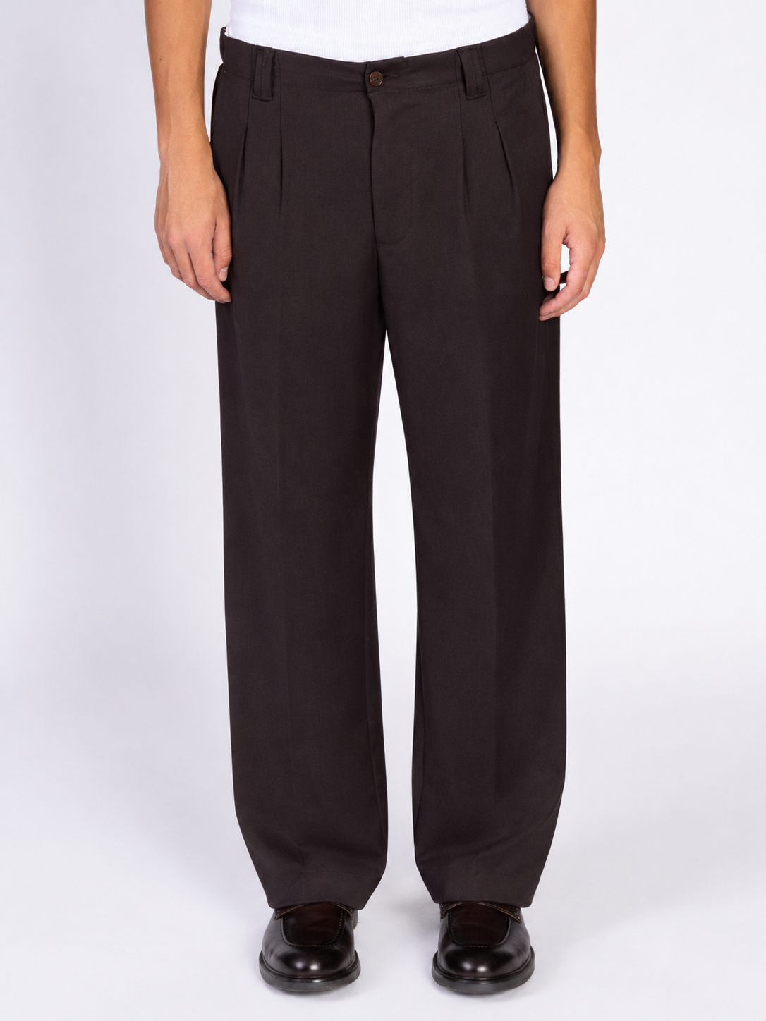 PANTALONE CON PENCE|Colore:Moro