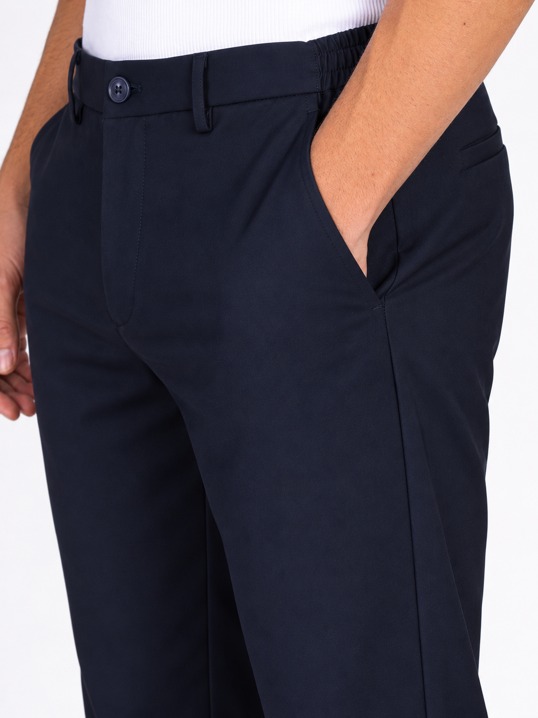 PANTALONE TESSUTO TECNICO|Colore:Blu