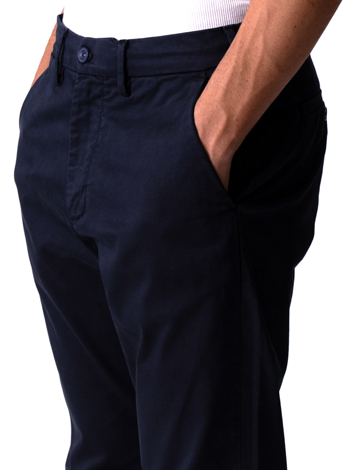 PANTALONE TASCA AMERICA|Colore:Blu