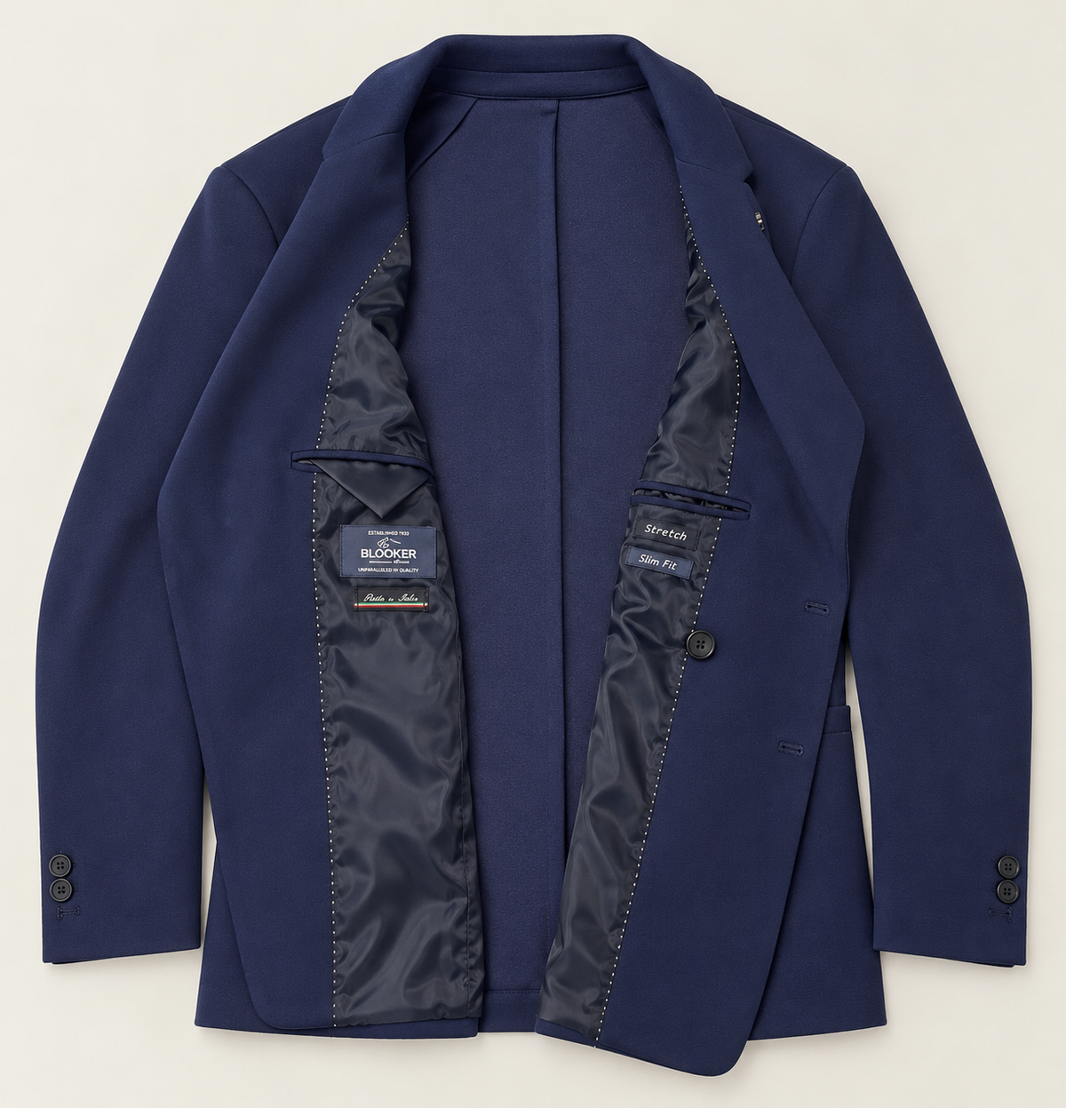 GIACCA DOPPIO PETTO|Colore:Bluette