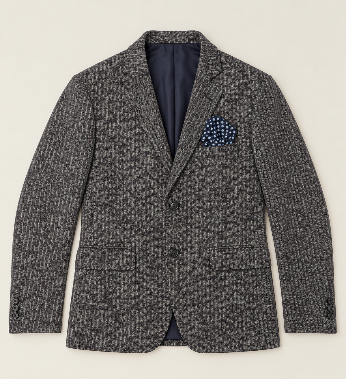 GIACCA TESSUTO SPIGATO|Colore:Bluette