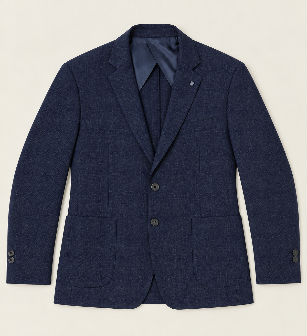 GIACCA IN TESSUTO ARMATURATO|Colore:Blu
