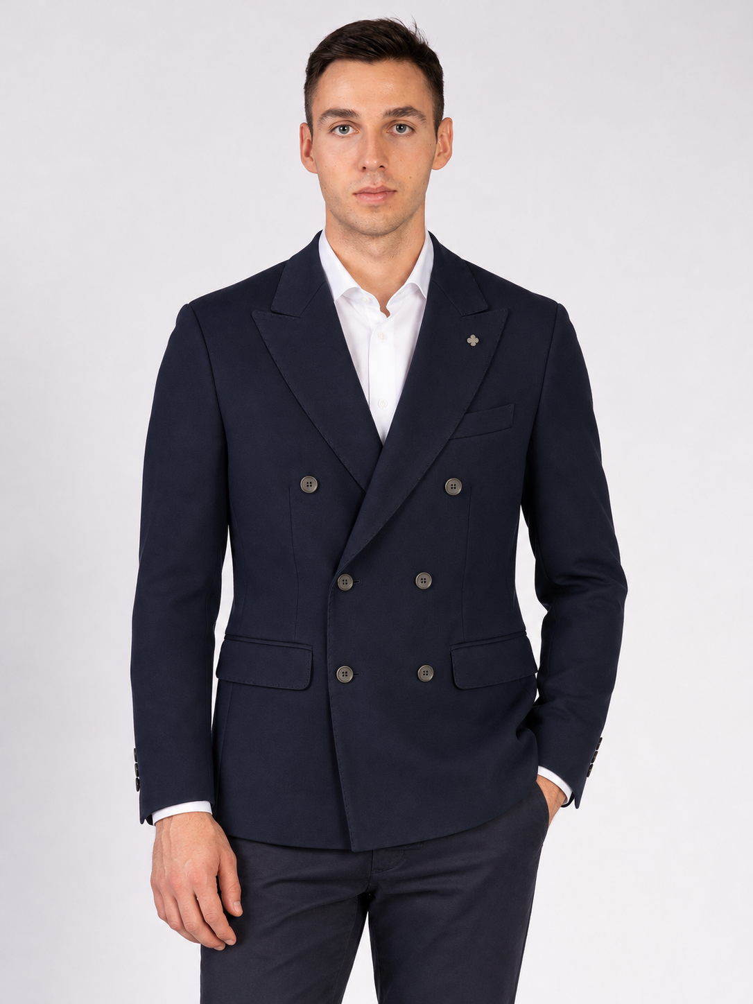 GIACCA DOPPIO PETTO|Colore:Blu