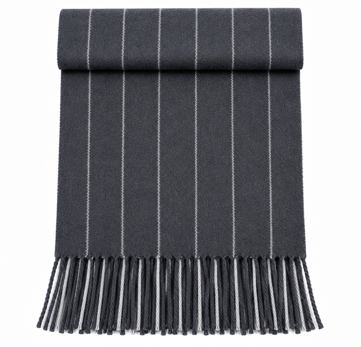 SCIARPA A RIGHE GESSATA|Colore:Grigio