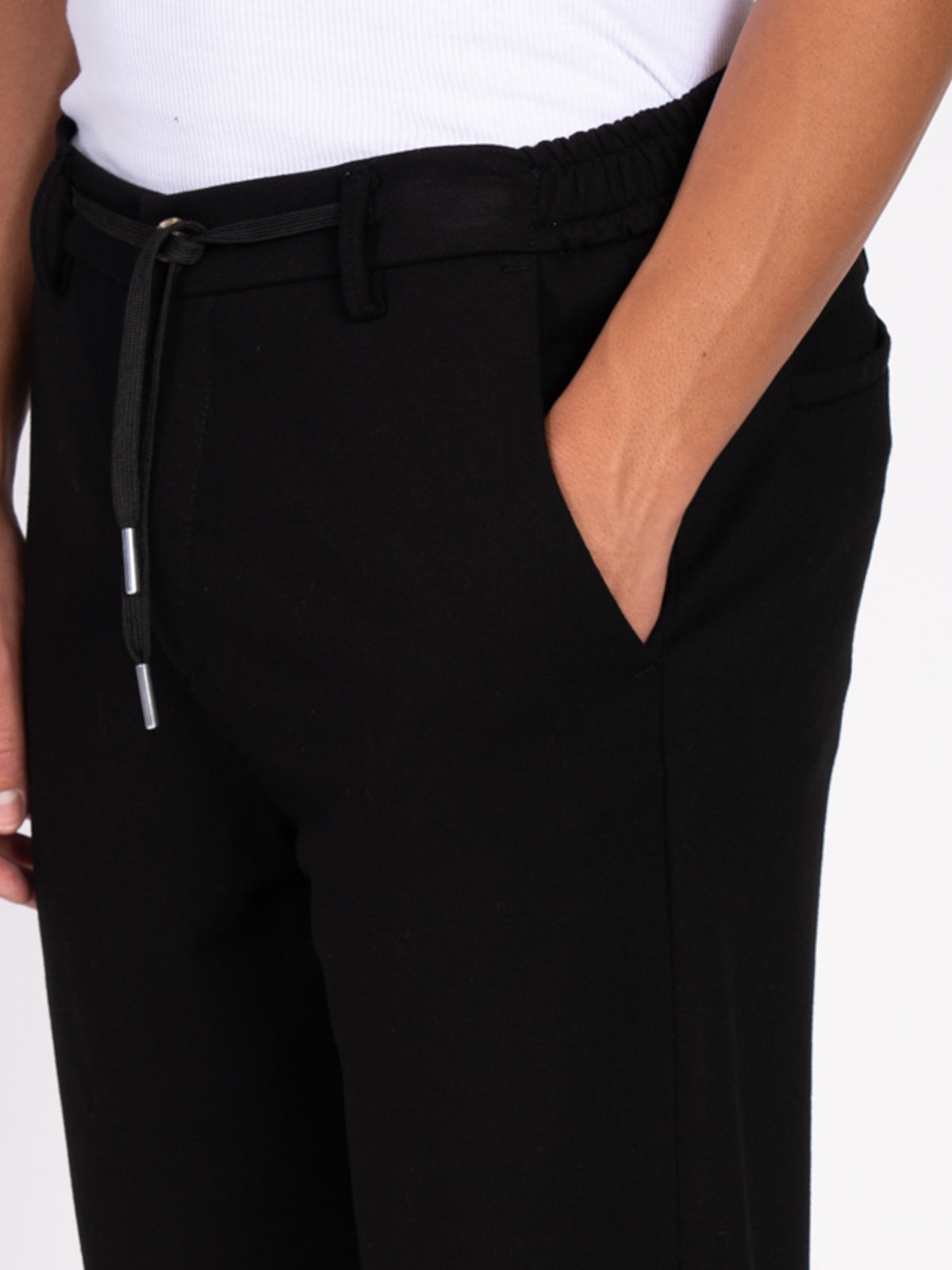 PANTALONE CON COULISSE|Colore:Nero