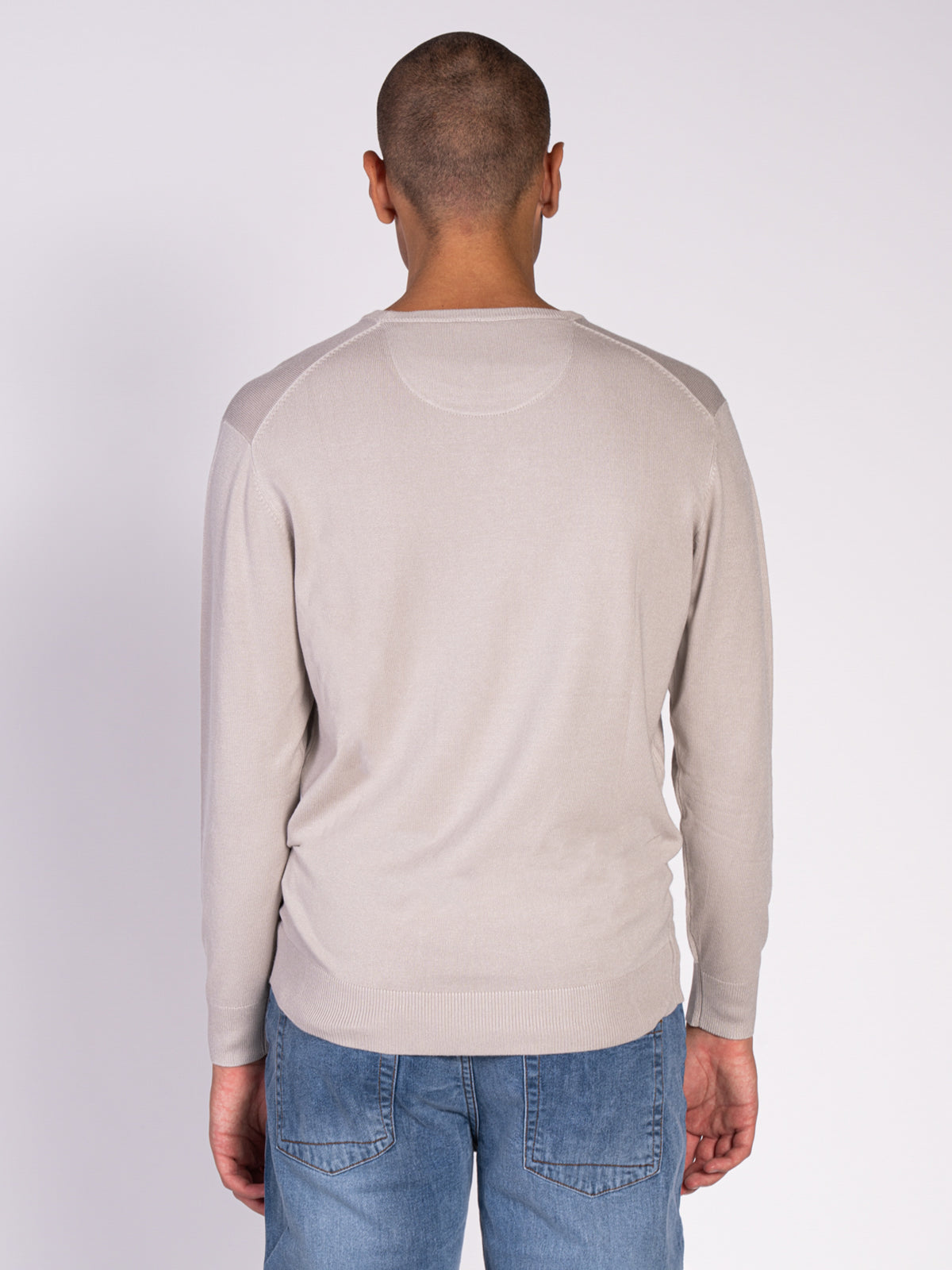 MAGLIA GIROCOLLO RASATA|Colore:Burro