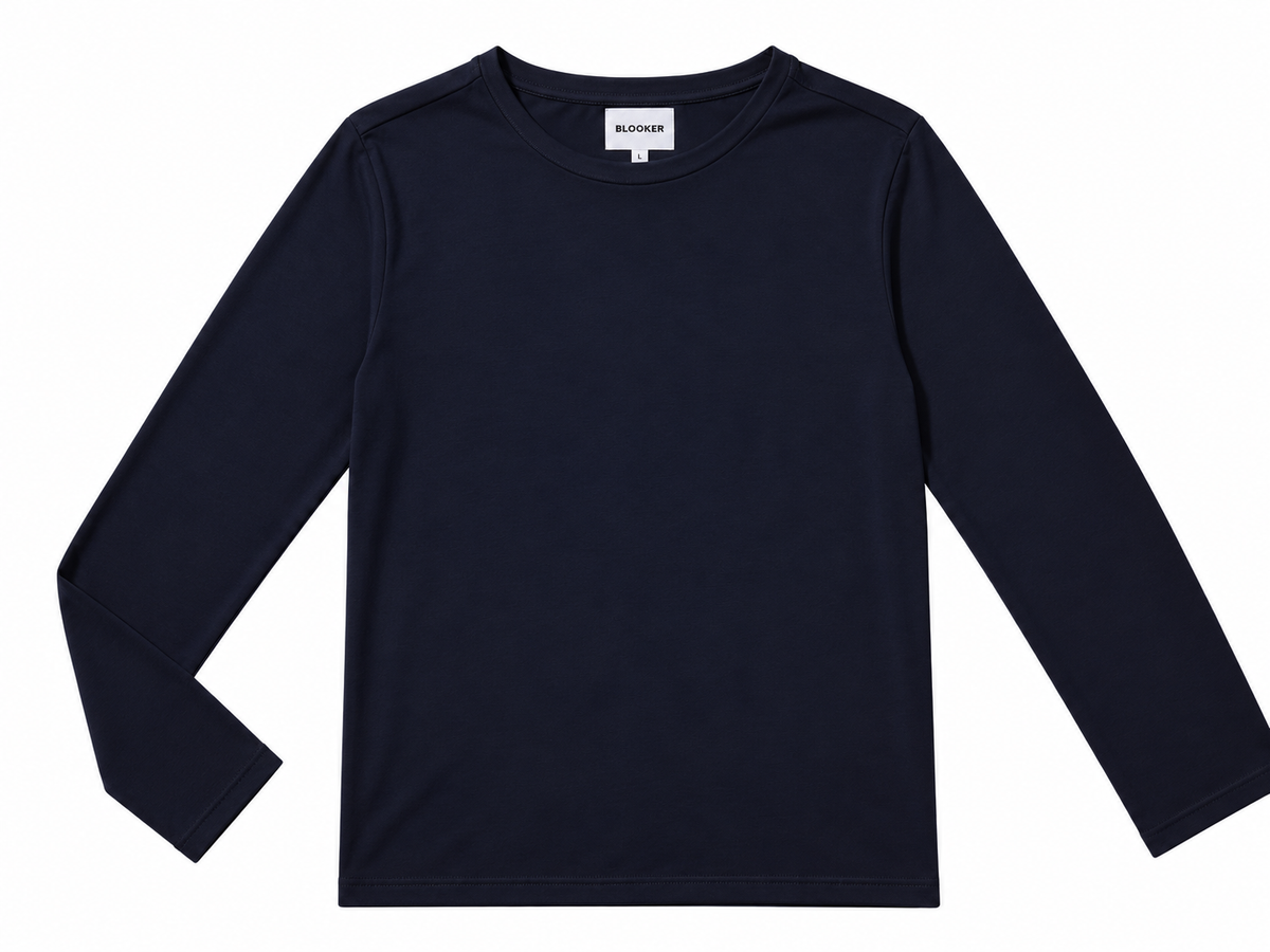 T-SHIRT MANICA LUNGA|Colore:Blu