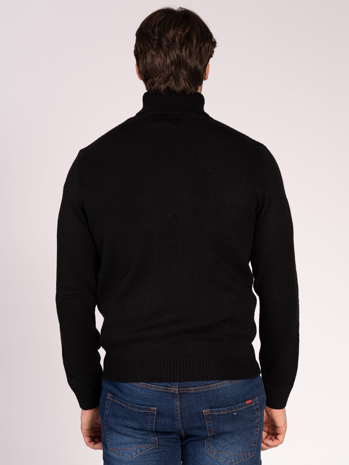 MAGLIA COLLO ALTO|Colore:Nero