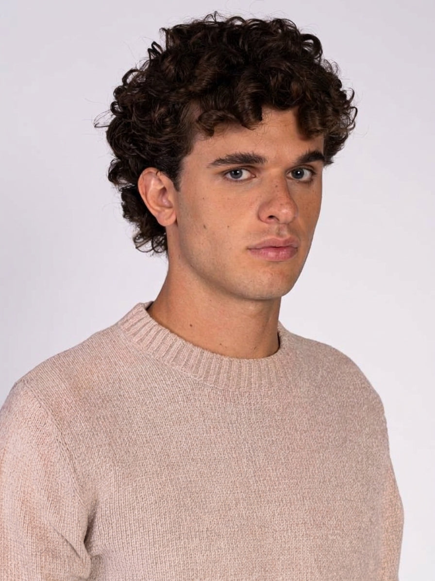 MAGLIA CINIGLIA RASATA|Colore:Beige