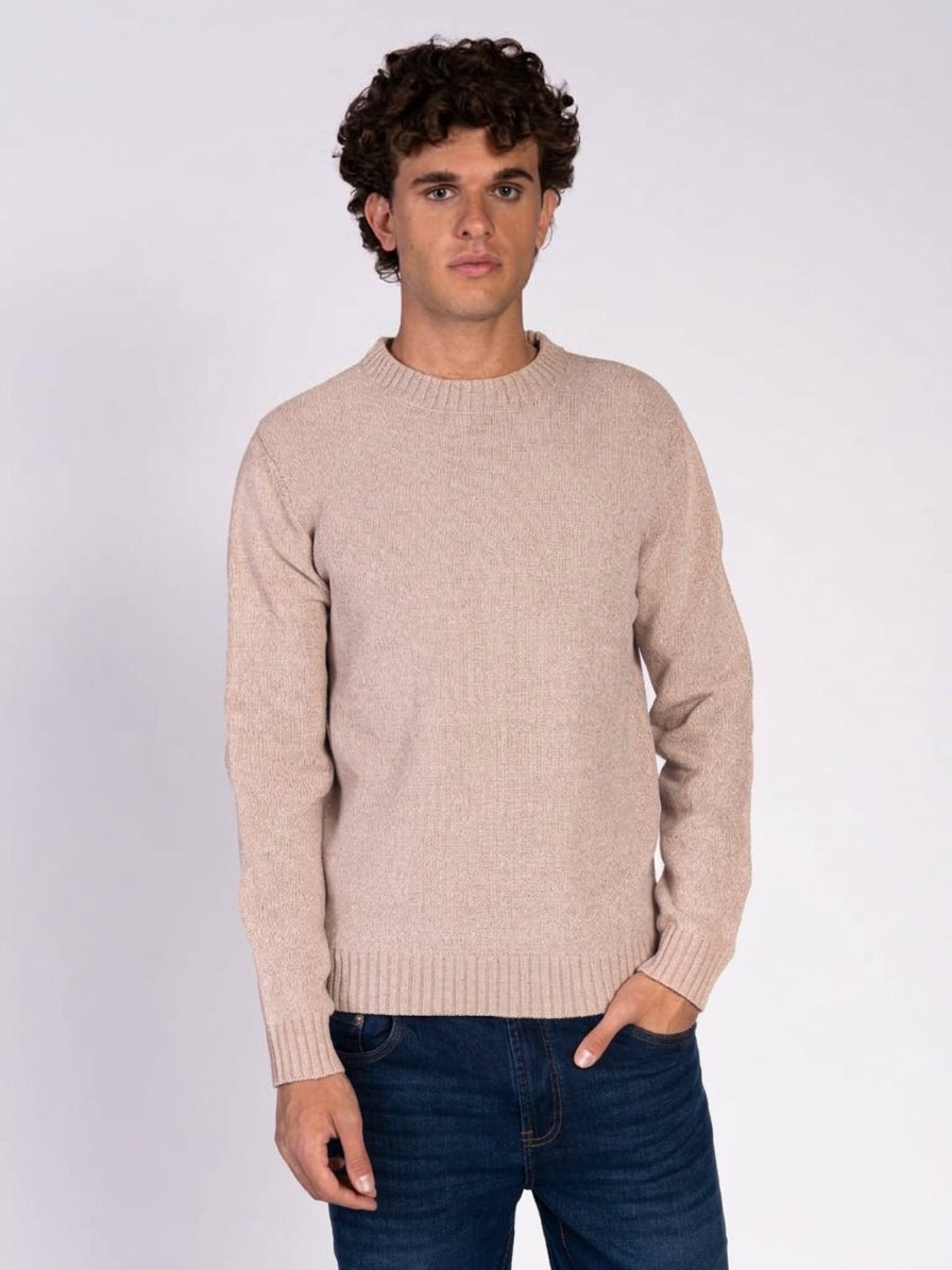 MAGLIA CINIGLIA RASATA|Colore:Beige