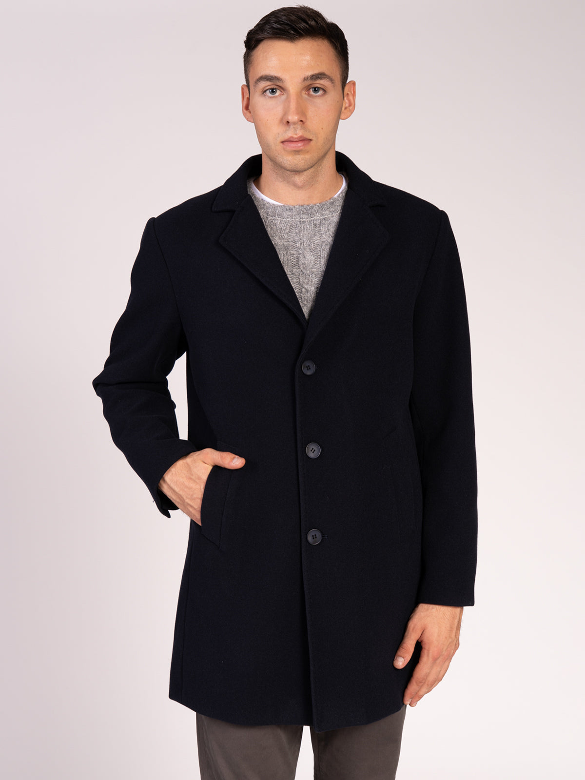 CAPPOTTO MONOPETTO|Colore:Blu