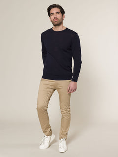 Maglia girocollo|Colore:Blu