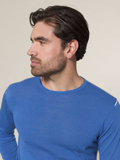 Maglia girocollo|Colore:Bluette