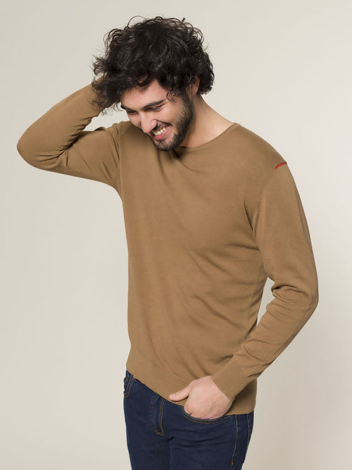 Maglia girocollo|Colore:Fango