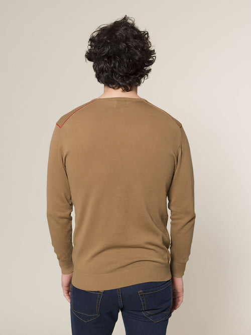 Maglia girocollo|Colore:Fango