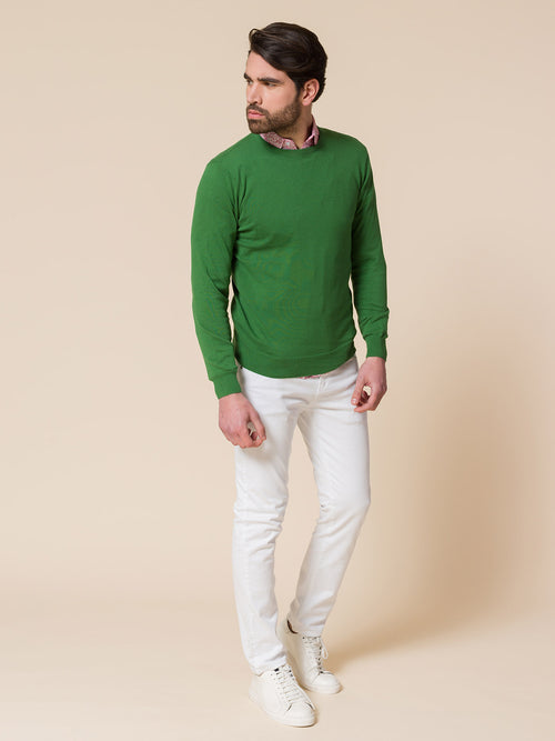 Maglia basic girocollo|Colore:Abete