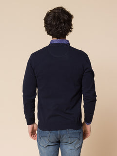 Cotton basic crew neck sweater