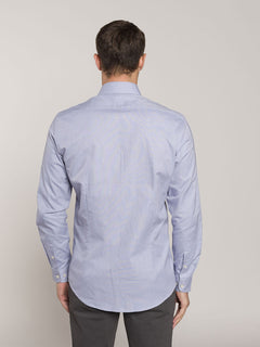 Camicia in cotone tinta unita|Colore:Perla