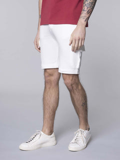 Shorts felpa con tasche laterali|Colore:Panna