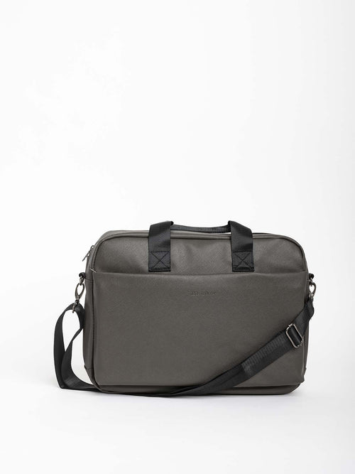 Borsa messenger effetto pelle|Colore:Grigio