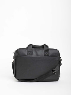 Borsa messenger effetto pelle|Colore:Nero