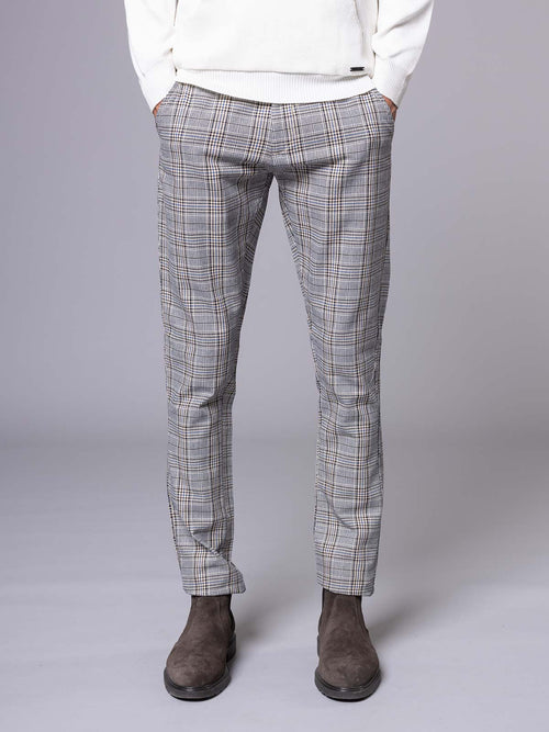 Pantaloni principe di Galles|Colore:Beige