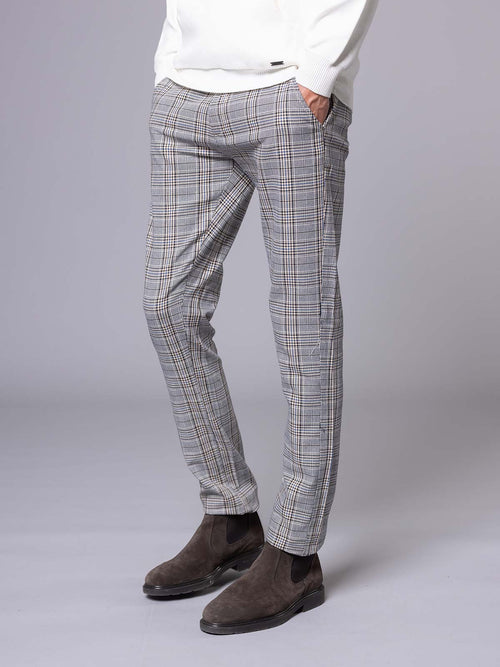 Pantaloni principe di Galles|Colore:Beige