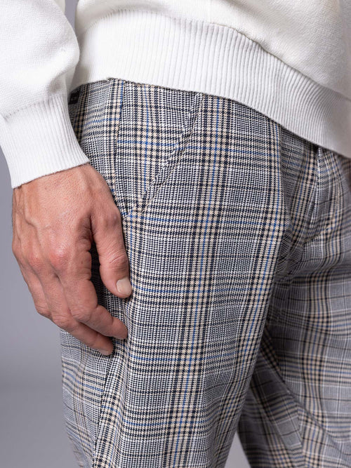 Pantaloni principe di Galles|Colore:Beige