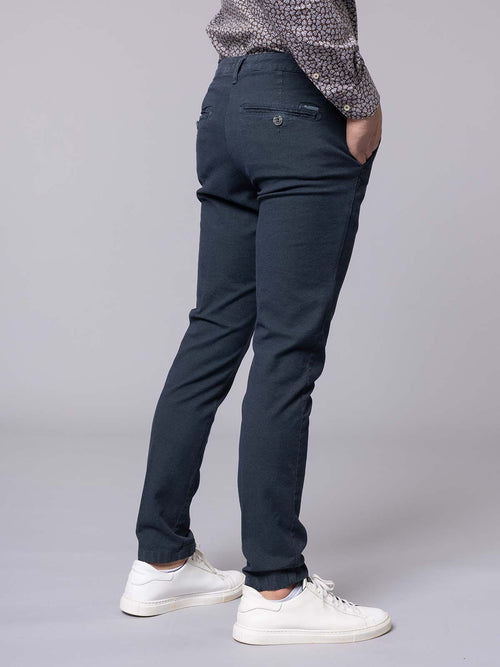Pantaloni grisaglia|Colore:Bluette