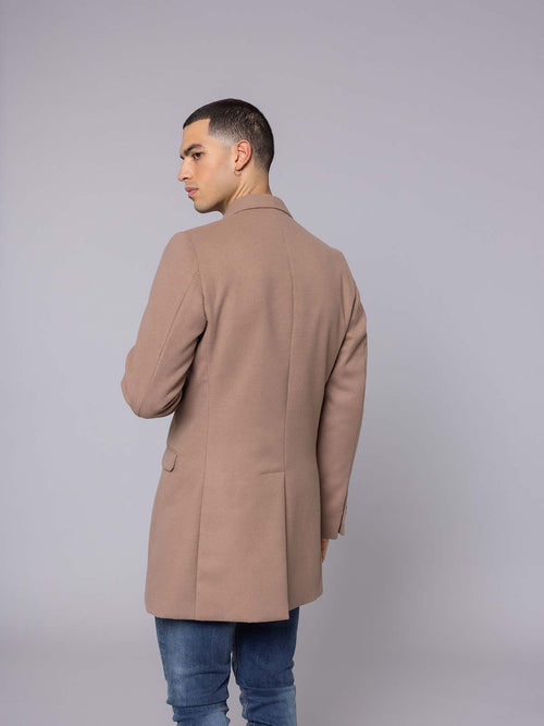 Cappotto 3 bottoni|Colore:Cammello