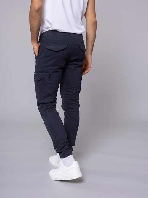 Pantaloni con tasconi|Colore:Blu