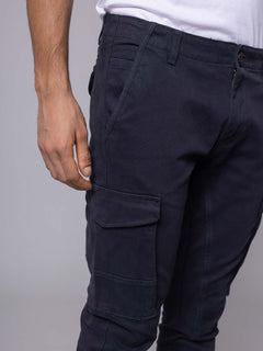 Pantaloni con tasconi|Colore:Blu