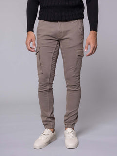 Pantaloni con tasconi|Colore:Fango